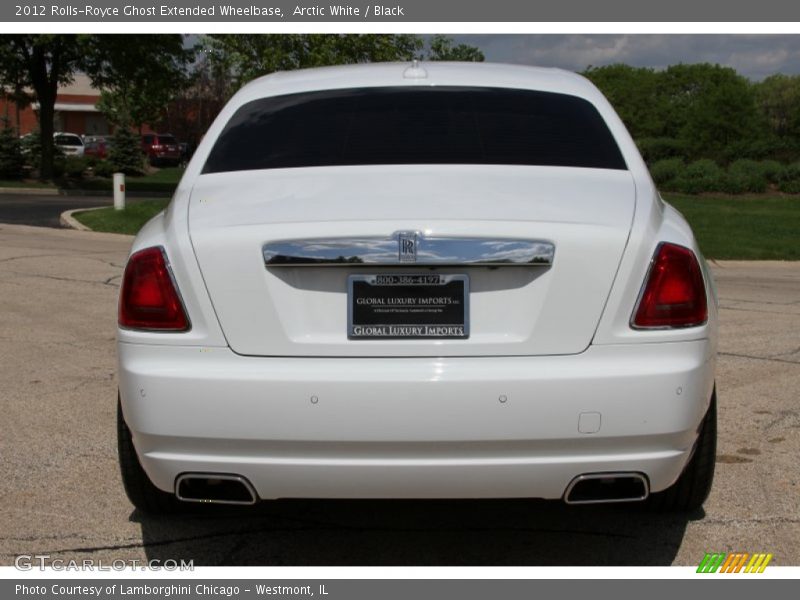 Arctic White / Black 2012 Rolls-Royce Ghost Extended Wheelbase