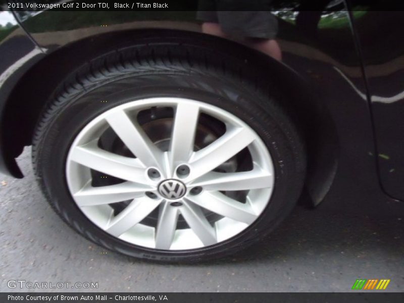 Black / Titan Black 2011 Volkswagen Golf 2 Door TDI