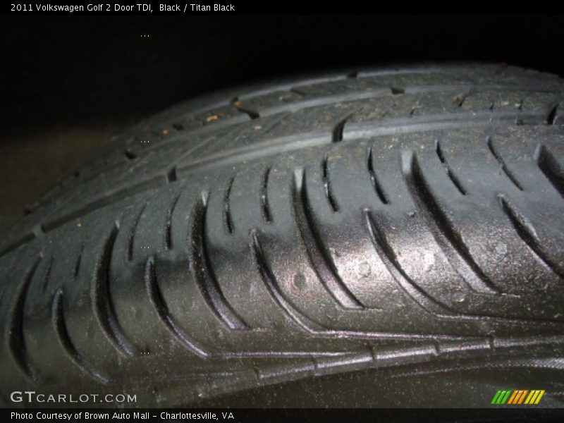 Black / Titan Black 2011 Volkswagen Golf 2 Door TDI