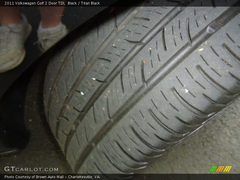 Black / Titan Black 2011 Volkswagen Golf 2 Door TDI