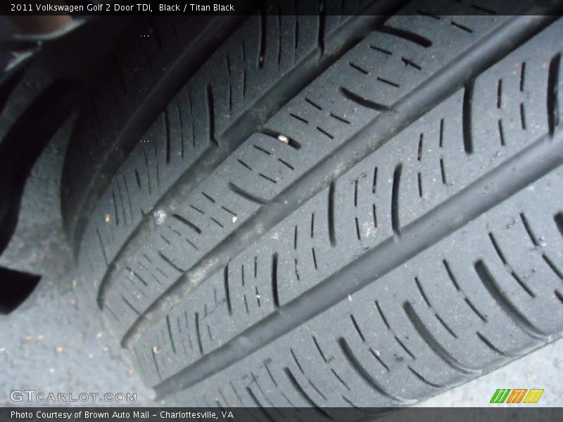 Black / Titan Black 2011 Volkswagen Golf 2 Door TDI