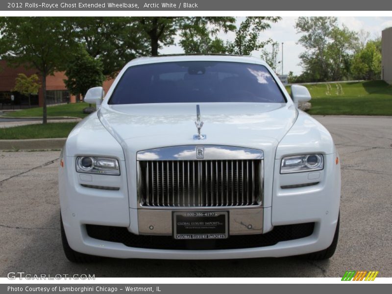 Arctic White / Black 2012 Rolls-Royce Ghost Extended Wheelbase