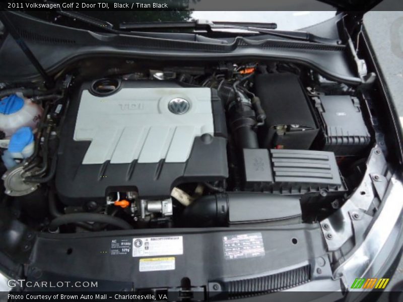 Black / Titan Black 2011 Volkswagen Golf 2 Door TDI