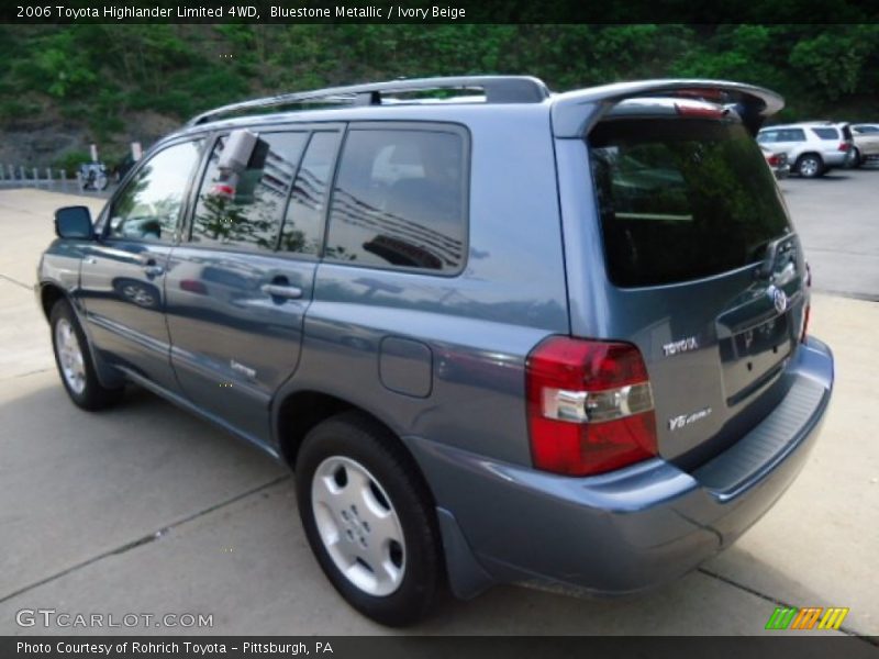Bluestone Metallic / Ivory Beige 2006 Toyota Highlander Limited 4WD