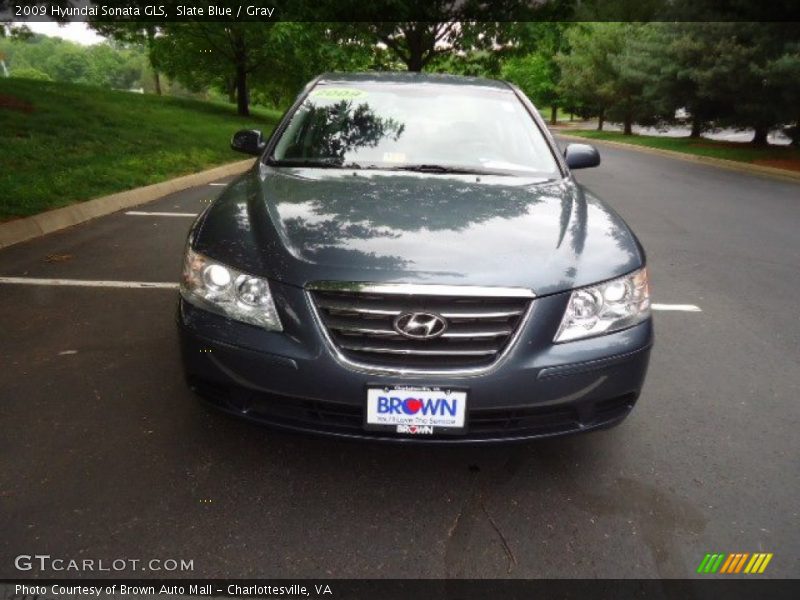 Slate Blue / Gray 2009 Hyundai Sonata GLS