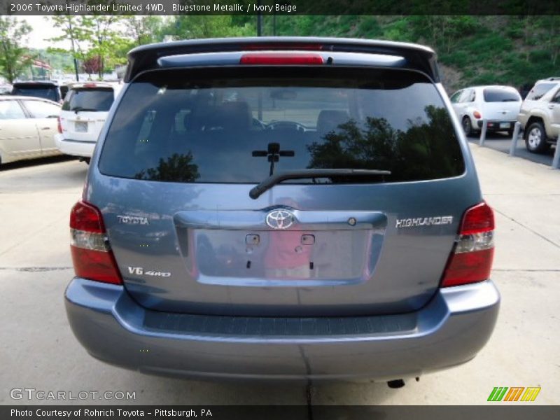 Bluestone Metallic / Ivory Beige 2006 Toyota Highlander Limited 4WD