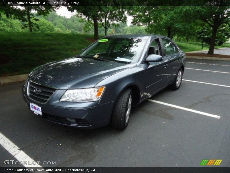 Slate Blue / Gray 2009 Hyundai Sonata GLS