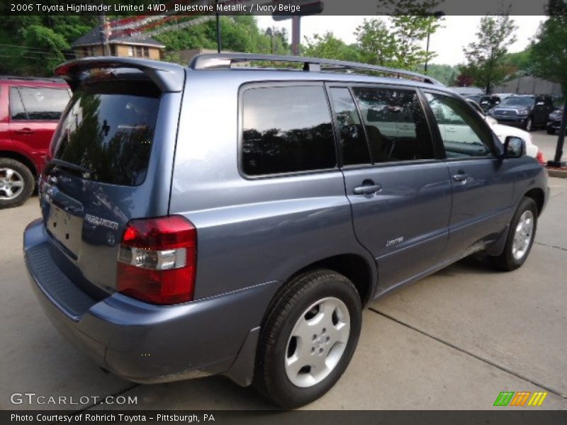 Bluestone Metallic / Ivory Beige 2006 Toyota Highlander Limited 4WD