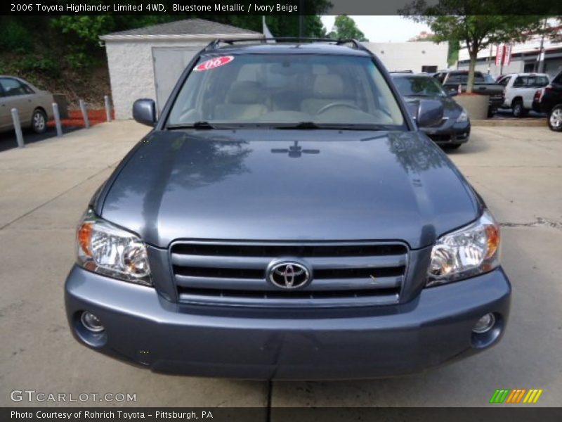 Bluestone Metallic / Ivory Beige 2006 Toyota Highlander Limited 4WD