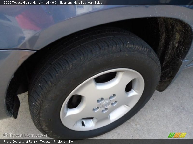 Bluestone Metallic / Ivory Beige 2006 Toyota Highlander Limited 4WD