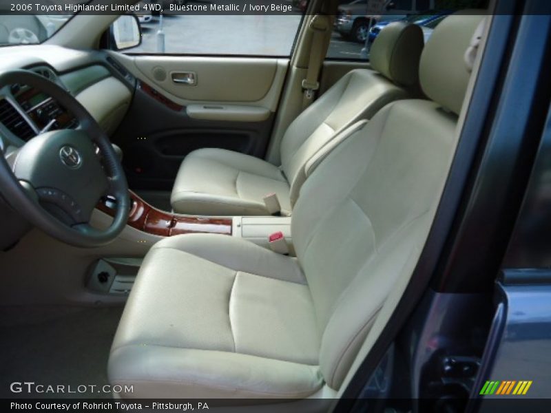 Bluestone Metallic / Ivory Beige 2006 Toyota Highlander Limited 4WD