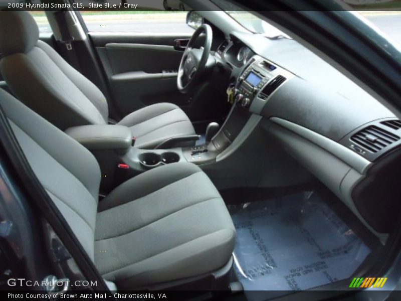 Slate Blue / Gray 2009 Hyundai Sonata GLS