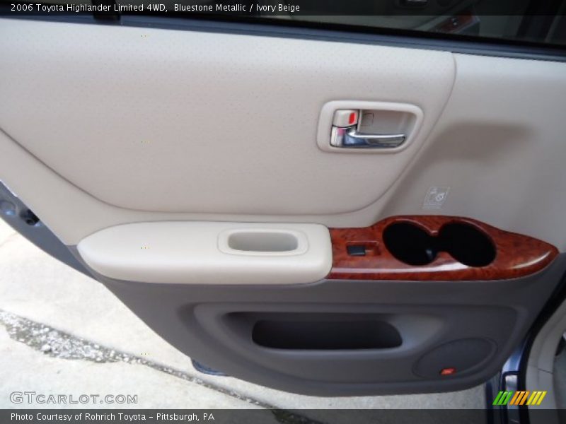 Bluestone Metallic / Ivory Beige 2006 Toyota Highlander Limited 4WD
