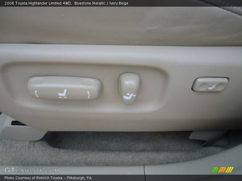 Bluestone Metallic / Ivory Beige 2006 Toyota Highlander Limited 4WD