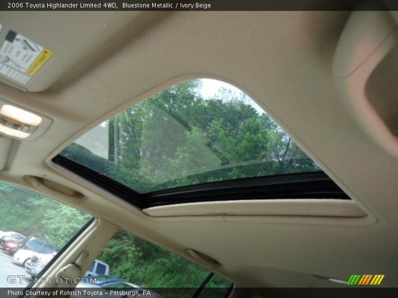 Bluestone Metallic / Ivory Beige 2006 Toyota Highlander Limited 4WD