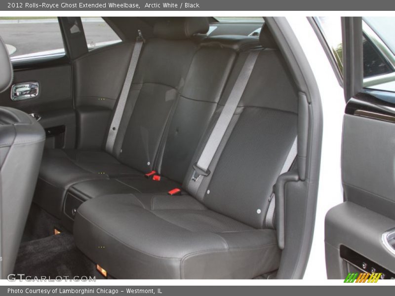 Rear Seat of 2012 Ghost Extended Wheelbase