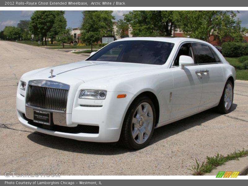 Arctic White / Black 2012 Rolls-Royce Ghost Extended Wheelbase