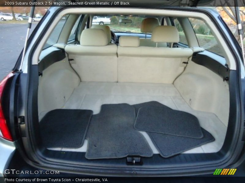 Seacrest Green Metallic / Off Black 2009 Subaru Outback 2.5i Wagon