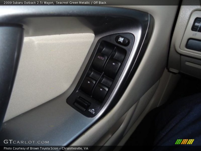 Seacrest Green Metallic / Off Black 2009 Subaru Outback 2.5i Wagon