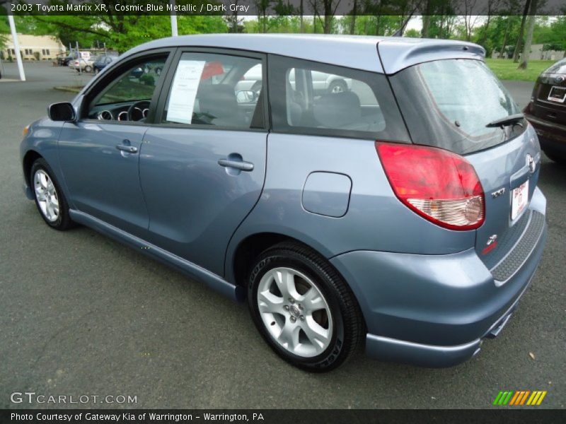 Cosmic Blue Metallic / Dark Gray 2003 Toyota Matrix XR