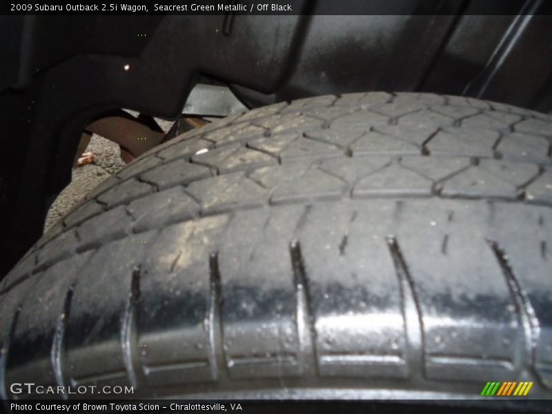 Seacrest Green Metallic / Off Black 2009 Subaru Outback 2.5i Wagon