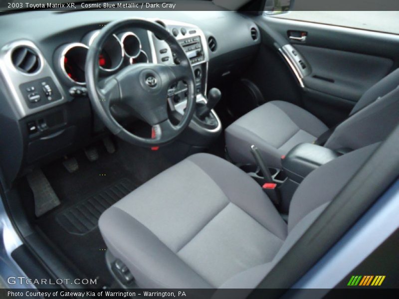 Cosmic Blue Metallic / Dark Gray 2003 Toyota Matrix XR