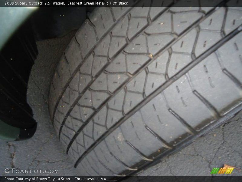 Seacrest Green Metallic / Off Black 2009 Subaru Outback 2.5i Wagon