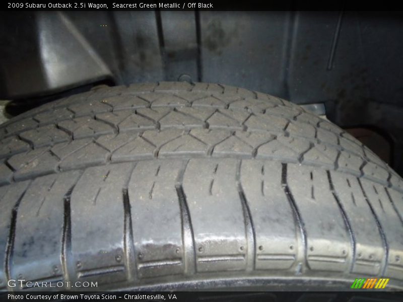 Seacrest Green Metallic / Off Black 2009 Subaru Outback 2.5i Wagon