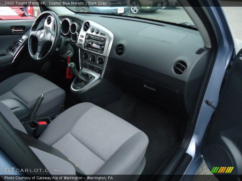 Cosmic Blue Metallic / Dark Gray 2003 Toyota Matrix XR