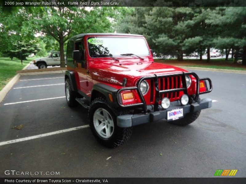Flame Red / Dark Slate Gray 2006 Jeep Wrangler Rubicon 4x4
