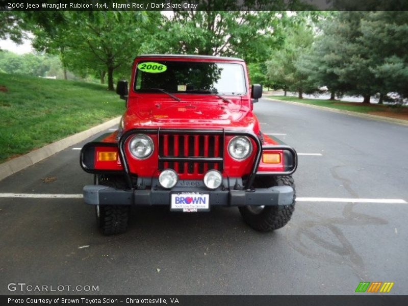 Flame Red / Dark Slate Gray 2006 Jeep Wrangler Rubicon 4x4