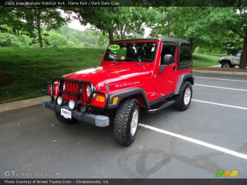 Flame Red / Dark Slate Gray 2006 Jeep Wrangler Rubicon 4x4