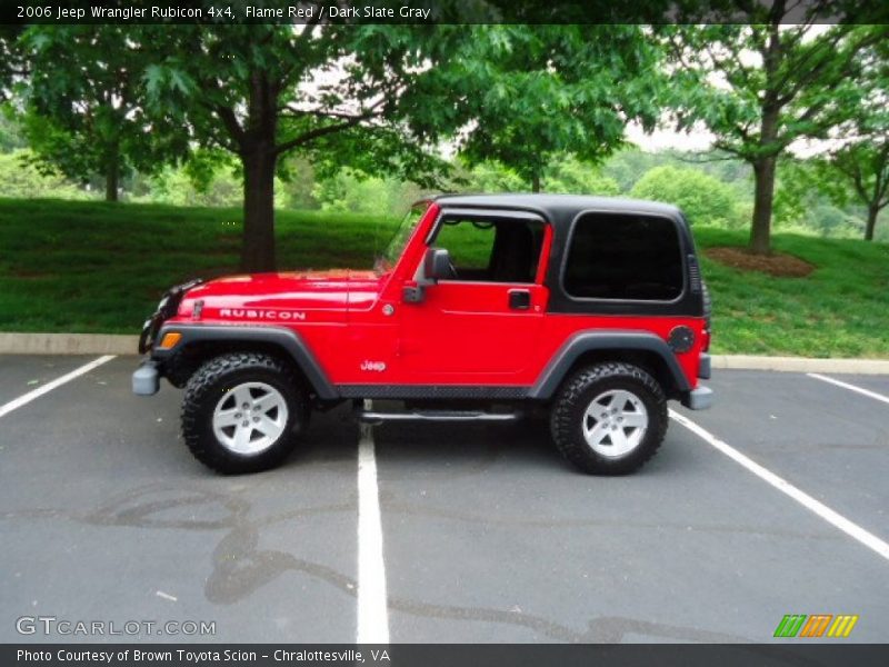 Flame Red / Dark Slate Gray 2006 Jeep Wrangler Rubicon 4x4
