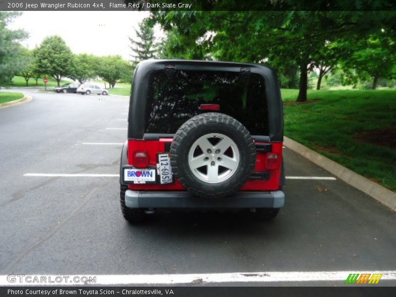 Flame Red / Dark Slate Gray 2006 Jeep Wrangler Rubicon 4x4