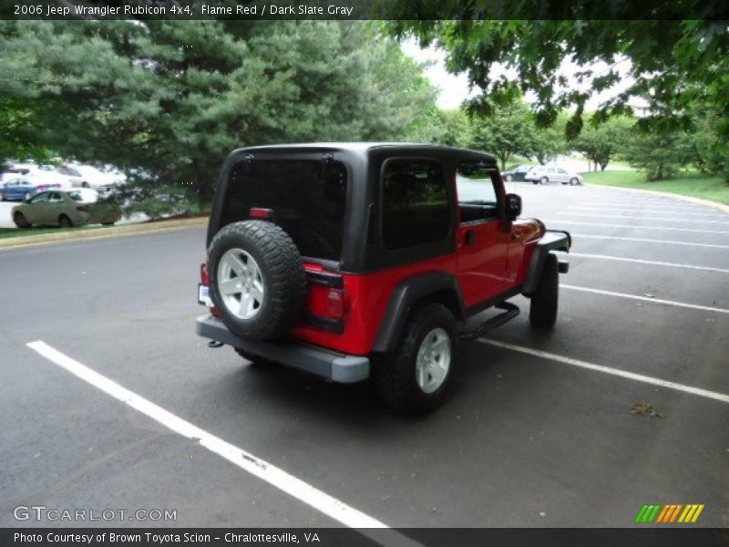 Flame Red / Dark Slate Gray 2006 Jeep Wrangler Rubicon 4x4