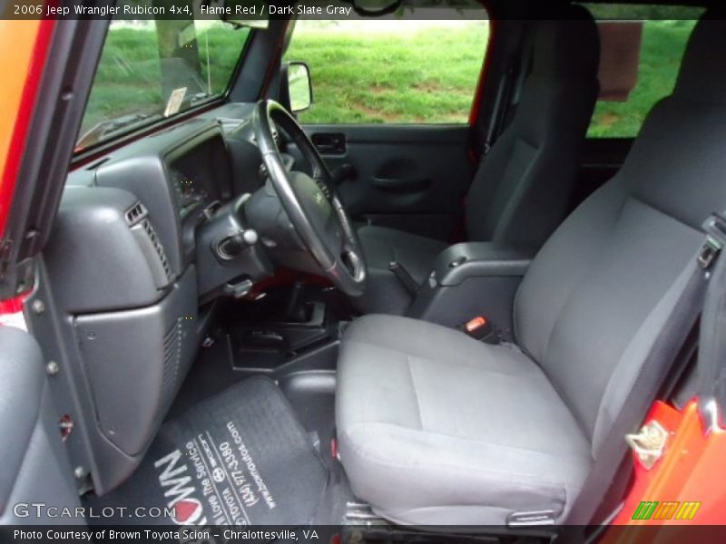 Flame Red / Dark Slate Gray 2006 Jeep Wrangler Rubicon 4x4