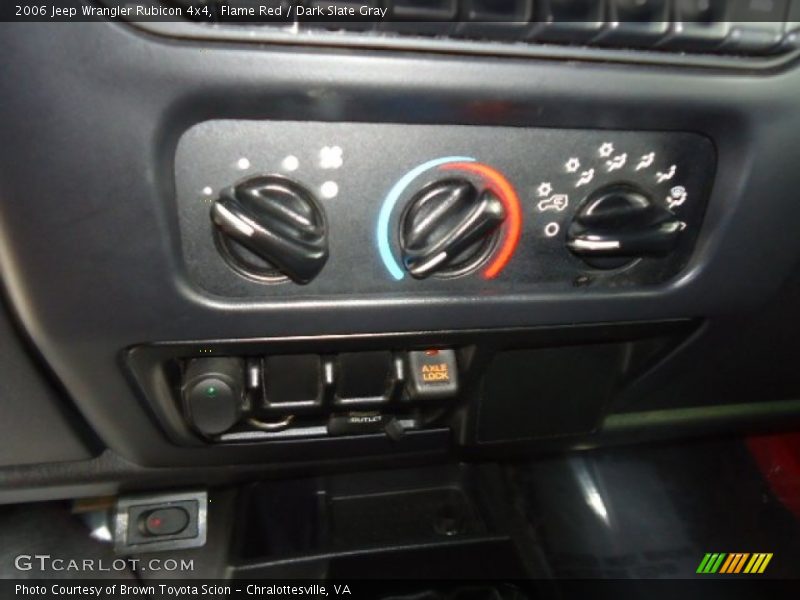 Flame Red / Dark Slate Gray 2006 Jeep Wrangler Rubicon 4x4
