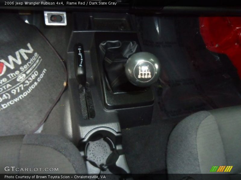 Flame Red / Dark Slate Gray 2006 Jeep Wrangler Rubicon 4x4