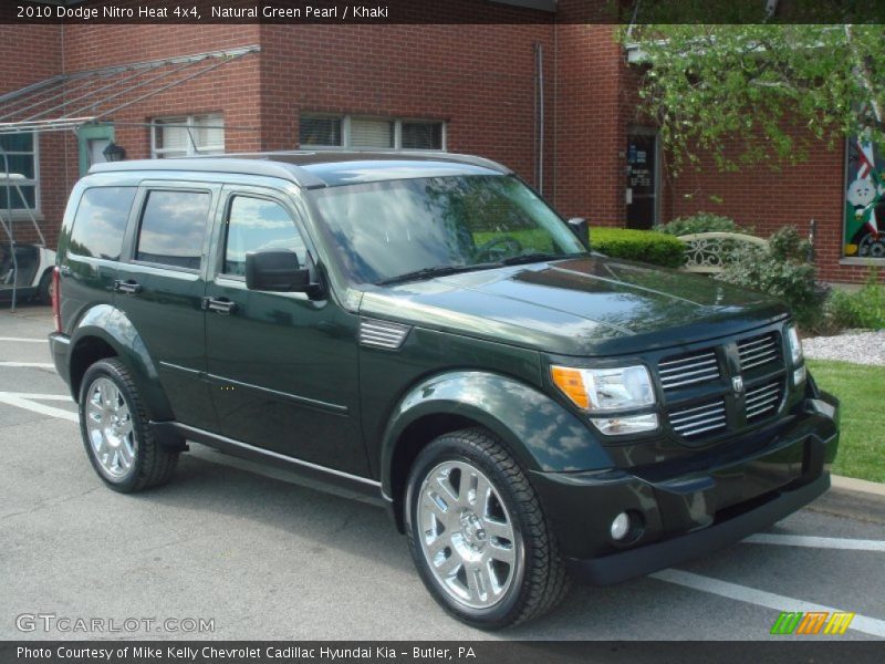 Natural Green Pearl / Khaki 2010 Dodge Nitro Heat 4x4