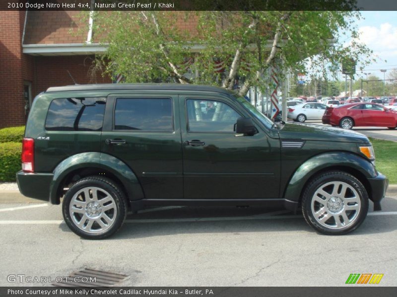 Natural Green Pearl / Khaki 2010 Dodge Nitro Heat 4x4
