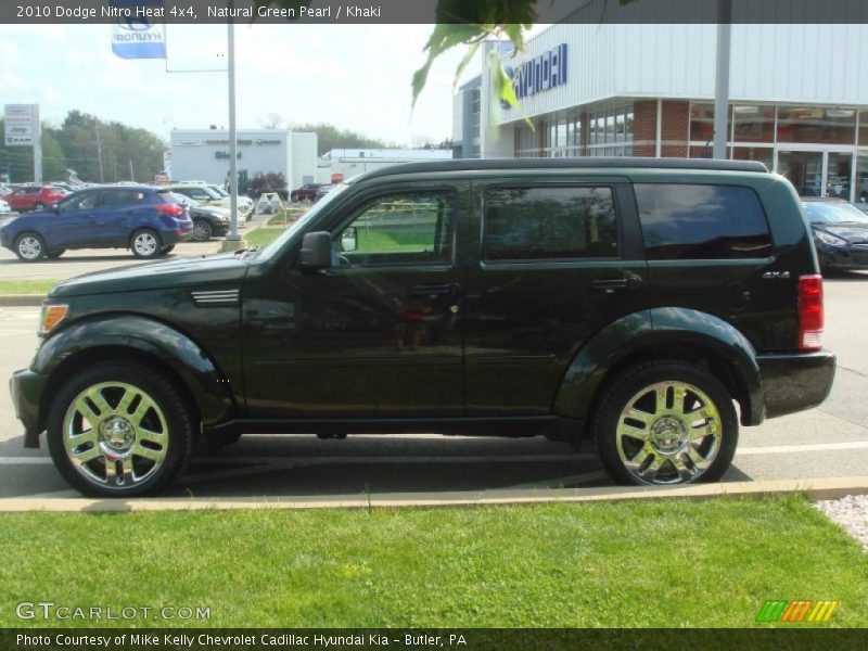 Natural Green Pearl / Khaki 2010 Dodge Nitro Heat 4x4