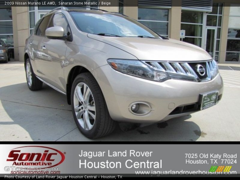 Saharan Stone Metallic / Beige 2009 Nissan Murano LE AWD