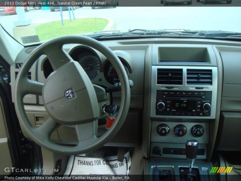 Natural Green Pearl / Khaki 2010 Dodge Nitro Heat 4x4