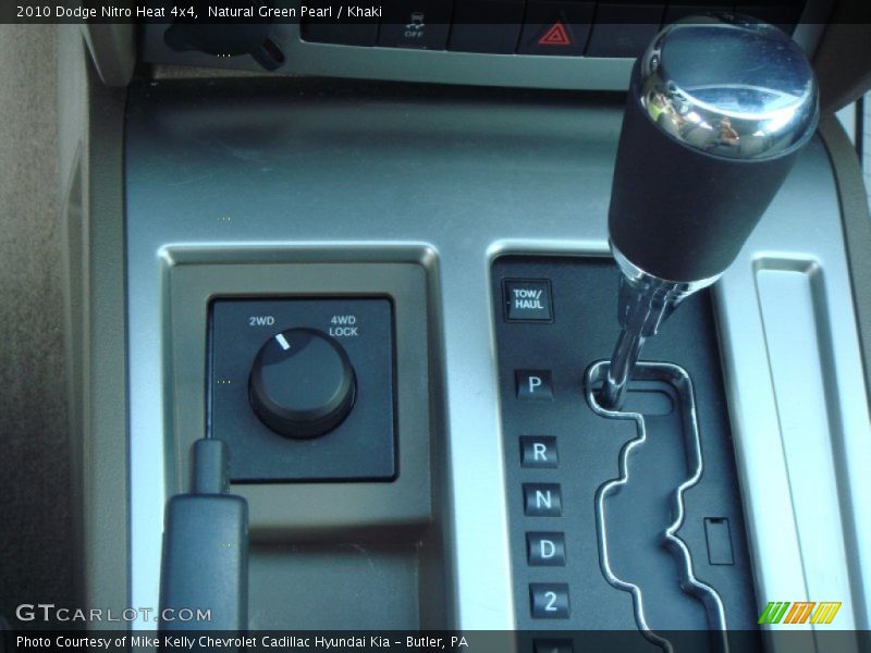 Natural Green Pearl / Khaki 2010 Dodge Nitro Heat 4x4