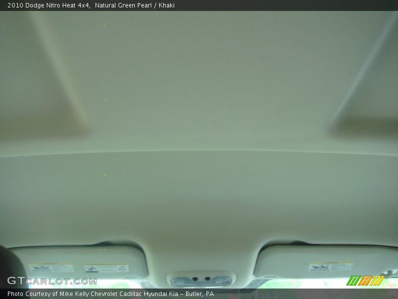 Natural Green Pearl / Khaki 2010 Dodge Nitro Heat 4x4