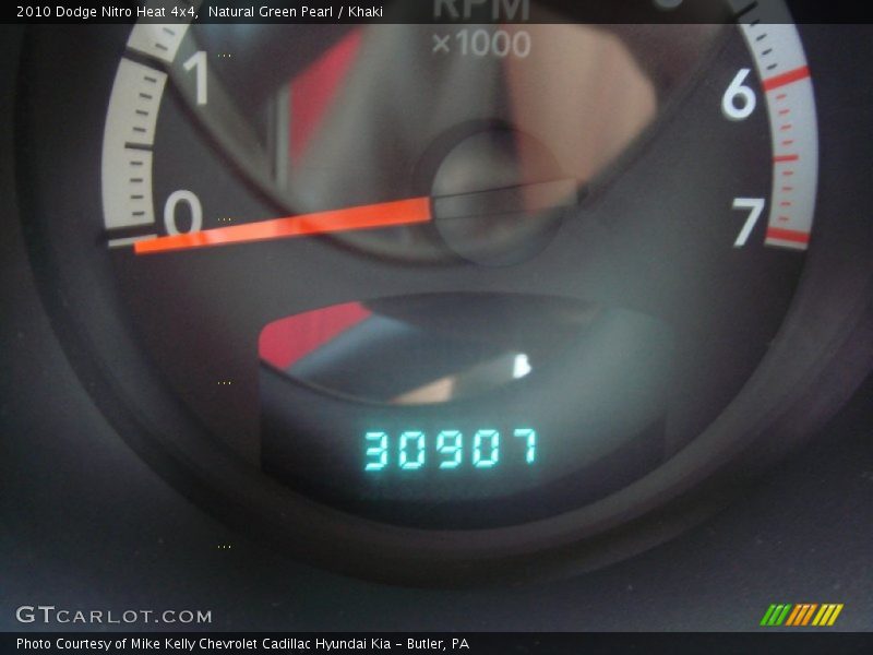 Natural Green Pearl / Khaki 2010 Dodge Nitro Heat 4x4