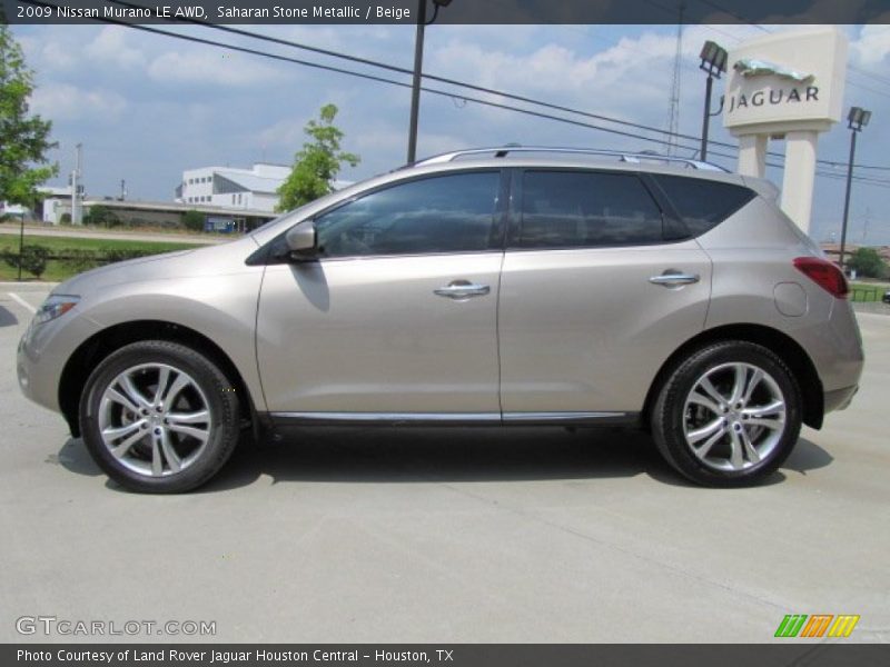 Saharan Stone Metallic / Beige 2009 Nissan Murano LE AWD