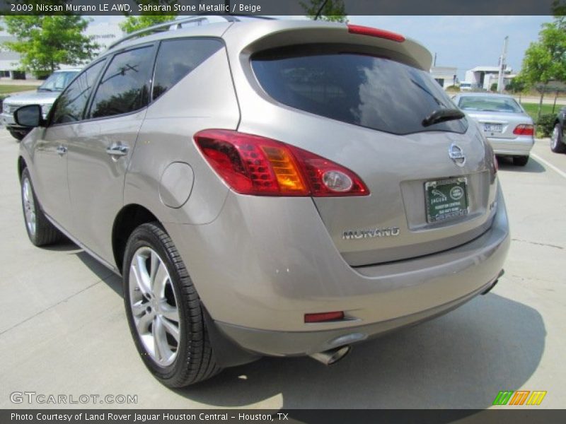 Saharan Stone Metallic / Beige 2009 Nissan Murano LE AWD