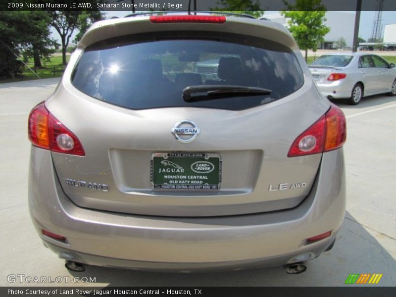 Saharan Stone Metallic / Beige 2009 Nissan Murano LE AWD