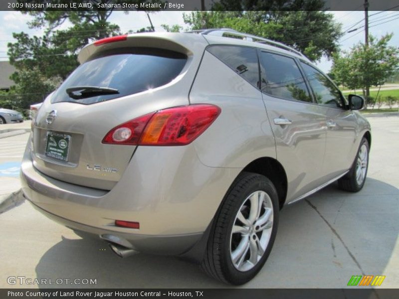 Saharan Stone Metallic / Beige 2009 Nissan Murano LE AWD